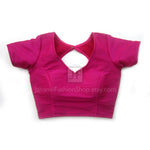 Back Hole with Saree Blouse: Parry Wear, Wedding Custom Made Crop Top